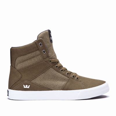 Supra ALUMINUM - Miesten Matalavartiset Tennarit - Khaki